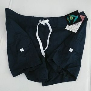 Surf board shorts navy size 8. NWT.
